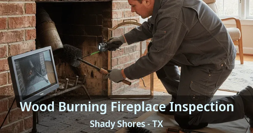 Wood Burning Fireplace Inspection Shady Shores - TX